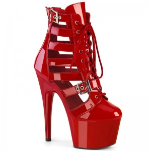 Bottines Pleaser Adore-1013MST Femme Rouge | FRANCE FRQPGDOL