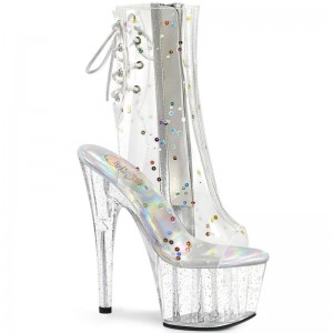 Bottines Pleaser Adore-1018C-2 Femme Clear | FRANCE FRJBEPXD