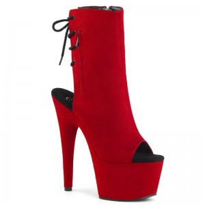 Bottines Pleaser Adore-1018FS Femme Rouge | FRANCE FRNMSJDF