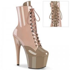 Bottines Pleaser Adore-1020DC Femme Beige Marron | PARIS FREOYAIR