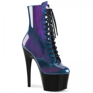 Bottines Pleaser Adore-1020SHG Femme Bleu Violette | PARIS FRRPNJGE