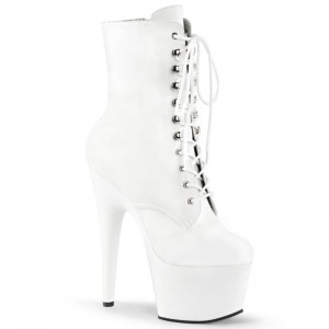 Bottines Pleaser Adore-1020 Femme Blanche | FRANCE FRIRQFNE