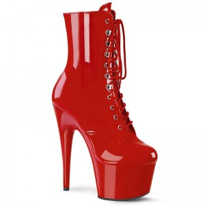 Bottines Pleaser Adore-1020 Femme Rouge | PARIS FRWBNIJC