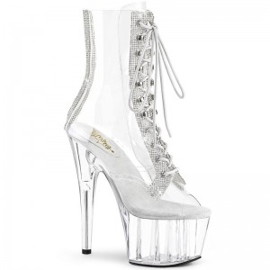 Bottines Pleaser Adore-1021C-2 Femme Clear | FRANCE FRNFIBDW