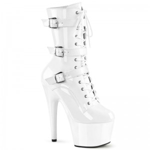 Bottines Pleaser Adore-1043 Femme Blanche | FRANCE FRZKFXMB