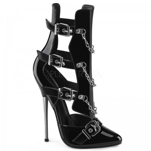 Bottines Pleaser Dagger-15 Femme Noir | PARIS FRXPIZFG