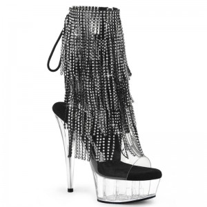 Bottines Pleaser Delight-1017RSF Femme Noir | PARIS FRTFJRSP