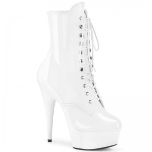 Bottines Pleaser Delight-1020 Femme Blanche | PARIS FRDEMXQN