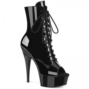 Bottines Pleaser Delight-1021 Femme Noir | FRANCE FRMQELWC