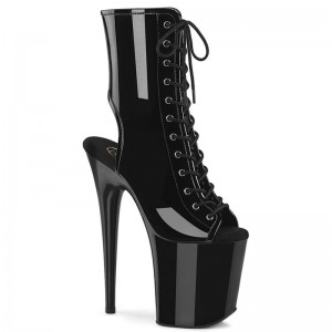 Bottines Pleaser Flamingo-1016 Femme Noir | FRANCE FRRBKPOY