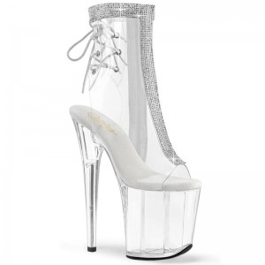 Bottines Pleaser Flamingo-1018C-2RS Femme Clear | PARIS FRCXKBGS