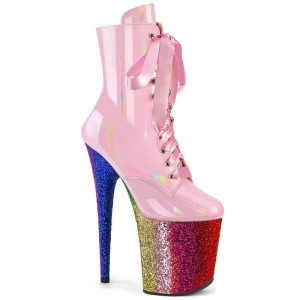 Bottines Pleaser Flamingo-1020HG Femme Rose Multicolore | PARIS FRVDZKBC