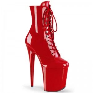 Bottines Pleaser Flamingo-1020 Femme Rouge | FRANCE FRHUSXAV