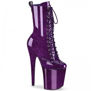 Bottines Pleaser Flamingo-1040GP Femme Violette | PARIS FRWDTNBI