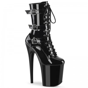 Bottines Pleaser Flamingo-1043 Femme Noir | PARIS FRTNERUL