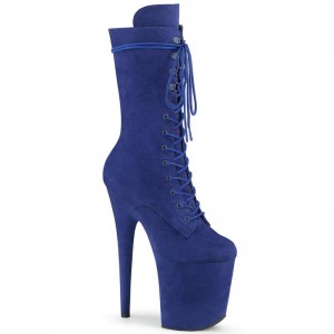 Bottines Pleaser Flamingo-1050FS Femme Bleu | PARIS FRTGYEVX