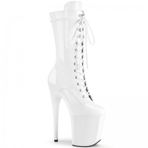 Bottines Pleaser Flamingo-1050 Femme Blanche | PARIS FRUNBZFW