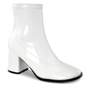 Bottines Pleaser Gogo-150 Femme Blanche | FRANCE FRSBCVLD