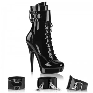 Bottines Pleaser Sultry-1023 Femme Noir | PARIS FRGHSQTR