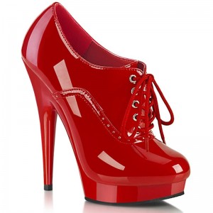 Bottines Pleaser Sultry-660 Femme Rouge | FRANCE FRWTHKYI