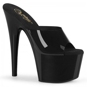 Claquette Plateforme Pleaser Adore-701N Femme Noir | FRANCE FRYZQEXG