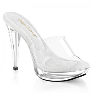 Claquette Plateforme Pleaser Cocktail-501 Femme Clear | PARIS FRQIUHAT