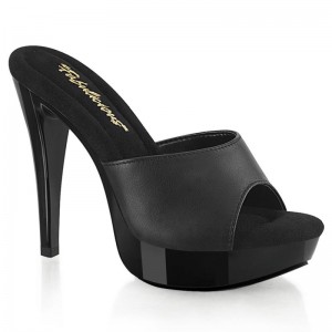 Claquette Plateforme Pleaser Cocktail-501L Femme Noir | PARIS FRODIXJT