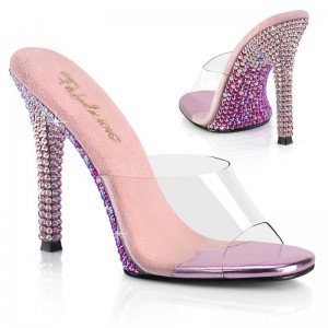 Claquette Pleaser Gala-01DMM Femme Rose | FRANCE FRMINUSE