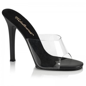 Claquette Pleaser Gala-01 Femme Noir | FRANCE FRJVSWTN