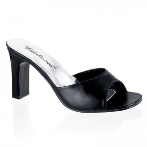 Claquette Pleaser Romance-301-2 Femme Noir | PARIS FRTNISEF