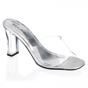 Claquette Pleaser Romance-301 Femme Clear | FRANCE FRFWRIHS