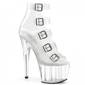 Talons Pleaser Adore-700-33C Femme Clear | PARIS FRGSYVEI