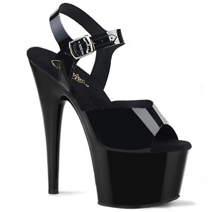 Talons Pleaser Adore-708N Femme Noir | FRANCE FRWQVCYM