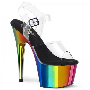 Talons Pleaser Adore-708RC Femme Multicolore | FRANCE FRHAFSMI