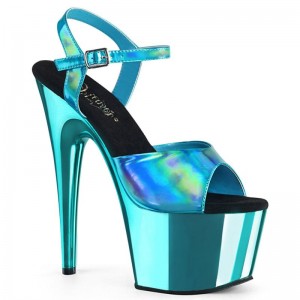 Talons Pleaser Adore-709HGCH Femme Turquoise | FRANCE FRBIYEJM