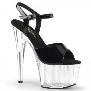 Talons Pleaser Adore-709 Femme Noir | PARIS FRXERQTA