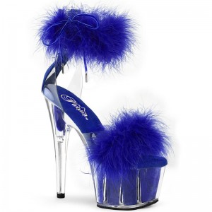 Talons Pleaser Adore-724F Femme Bleu | FRANCE FRUHCBNI