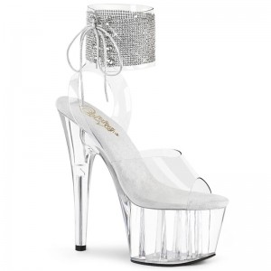 Talons Pleaser Adore-791-2RS Femme Clear | FRANCE FRZGIPYE