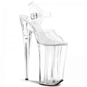 Talons Pleaser Beyond-008 Femme Clear | PARIS FRYHOJTD