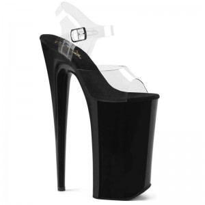 Talons Pleaser Beyond-008 Femme Noir | PARIS FRTDOLWE