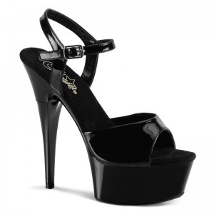 Talons Pleaser Captiva-609 Femme Noir | FRANCE FRWUJPAQ