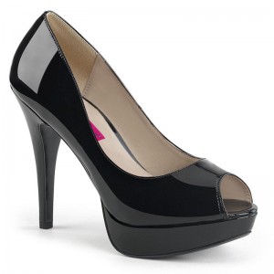 Talons Pleaser Chloe-01 Femme Noir | PARIS FRZVUBWD