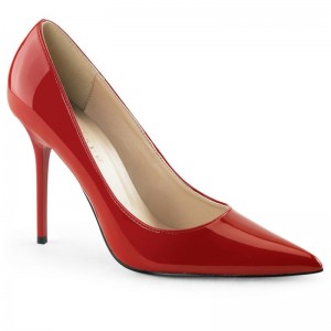 Talons Pleaser Classique-20 Femme Rouge | FRANCE FRNRLQVS