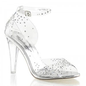 Talons Pleaser Clearly-430RS Femme Clear | PARIS FRXVIKJN