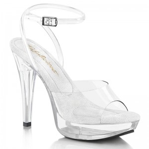 Talons Pleaser Cocktail-506 Femme Clear | FRANCE FRJVHGPD