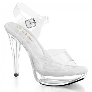 Talons Pleaser Cocktail-508 Femme Clear | FRANCE FRVTGMSO