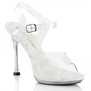 Talons Pleaser Cupid-408 Femme Clear | PARIS FRBOPEID