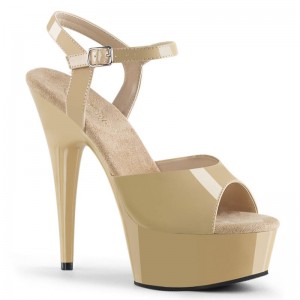 Talons Pleaser Delight-609 Femme Beige | PARIS FRQEPNUS