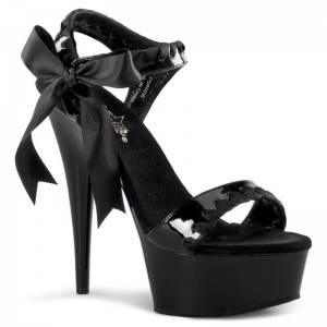 Talons Pleaser Delight-615 Femme Noir | PARIS FRAQLCED