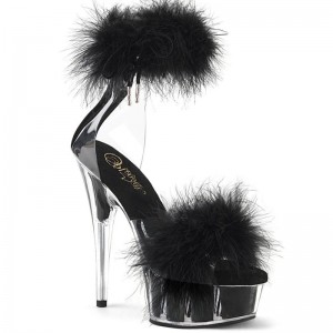 Talons Pleaser Delight-624F Femme Noir | FRANCE FRFHDVKE